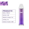 HM026-Cube-style Disposable Vape 580mAh 4000puffs(MSRP$23.9 Each)